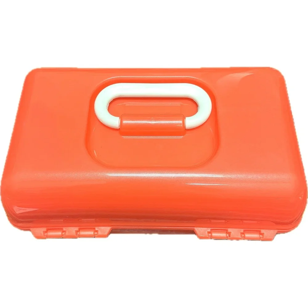 NWT Caboodles On-The-Go Girl Makeup Box Orange Shimmer Show Girl Collection